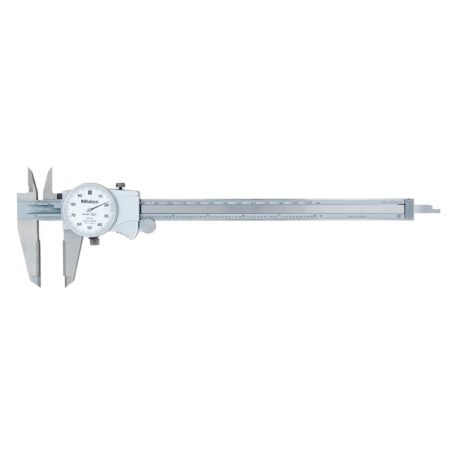 Mitutoyo 505-737 Dial Caliper 0-8 Range-.1 Revolution, OD Carbide
