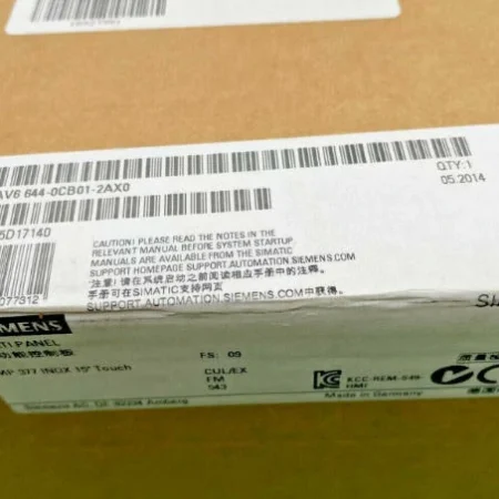 6AV6644-0CB01-2AX0 SIMATIC MP 377 15 Touch stainless steel front