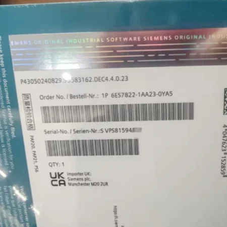 6ES7822-1AA23-0YA5 SIMATIC STEP 7 Professional V19 engineering software