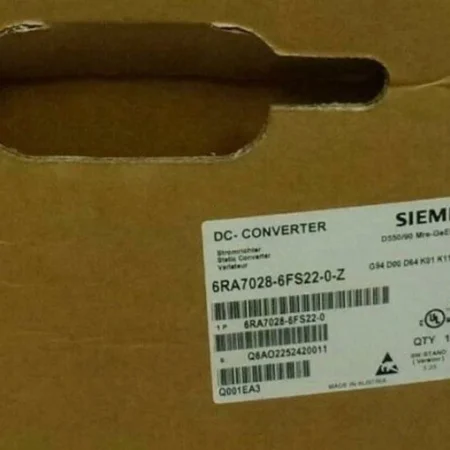 6RA7028-6FS22-0 SIMOREG DC-MASTER Converter Commutation Protector