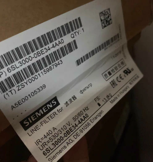 6SL3000-0BE34-4AA0 SINAMICS MICROMASTER PX LINE FILTER 2 6SL3000 0BE34 4AA0