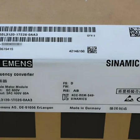 6SL3120-1TE26-0AA3 SINAMICS S120 Single Motor Module