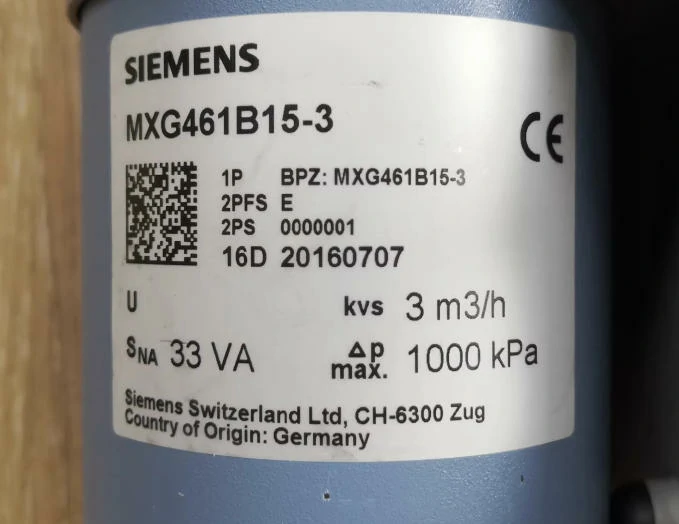 MXG461B15-3 SIEMENS Modulating Control Valves 2 MXG461B15 3