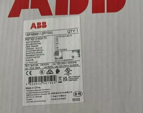 ABB softstarter PSTX210-600-70 2 PSTX210 600 70