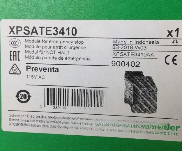 Schneider Electric XPSATE3410 Safety Relay with Timing Function 2 XPSATE3410