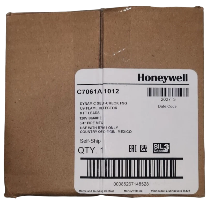 Honeywell C7061A1012 UV Flame Detector 2 s l800 1