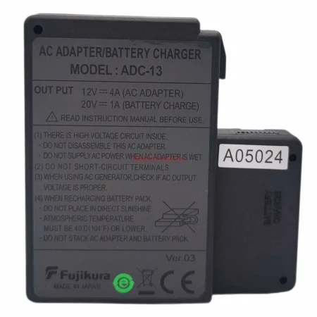 Original Japan Fujikur ADC-13 Fiber Optic Fusion Splicer Battery Charger FSM-60R FSM-80S FSM-18S AC Adapter Factory Price