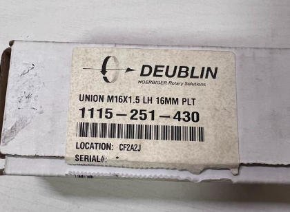 DEUBLIN 1115-251-430 rotary joint