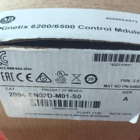 Allen Bradley 2094-EN02D-M01-S0 SAFE OFF CONTROL MODULE