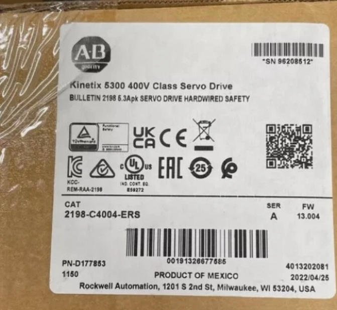 ALLEN-RRADLEY 2198-C4004-ERS servo drive 2 2198 C4004 ERS