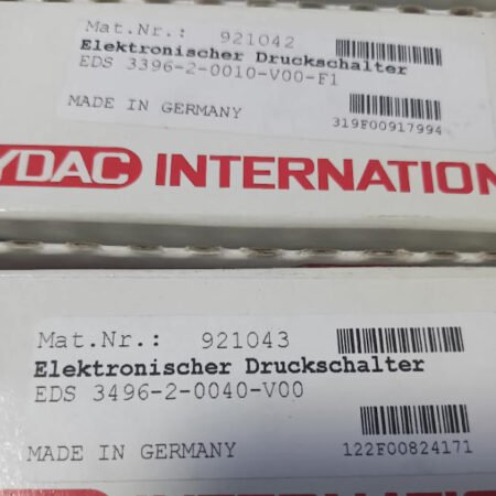 HYDAC PRESSURE SENSOR SWITCH EDS 3496-2-0040-V00
