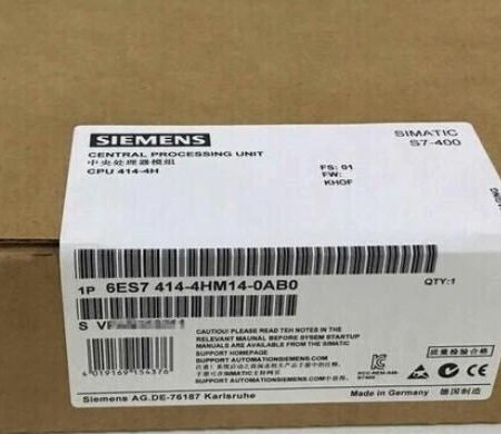SIEMENS central processing unit module 6ES7414-4HM14-0AB0