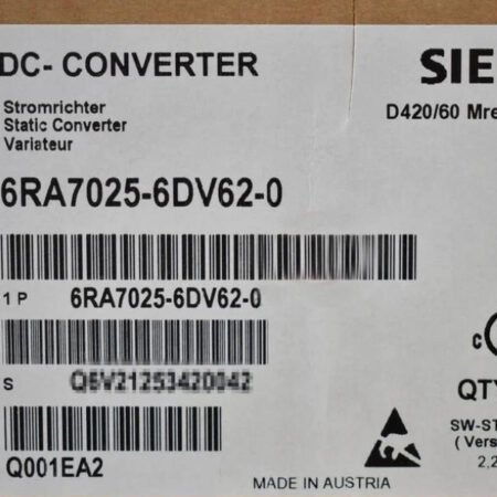 SIEMENS DC Converter 6RA7025-6DS22-0