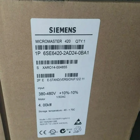 1PC Siemens 6SE6420-2AD24-0BA1 New In Box 6SE64202AD240BA1 Expedited Shipping