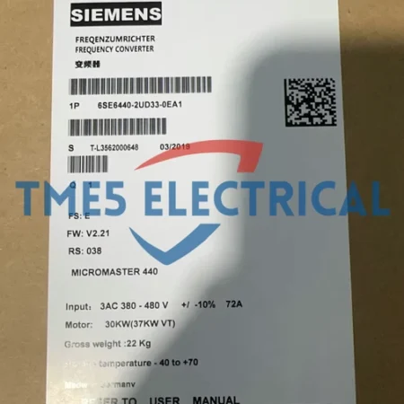 1PC NEW Siemens 440 Series inverter 6SE6440-2UD33-0EA1/0EB1/2AD33 30/37KW #YY