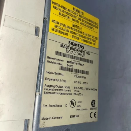 6SE7021-8TP60-Z, siemens 6se7021-8tp60, 6se7021-8tp60-z g91+k80, 6SE7021-8TP60