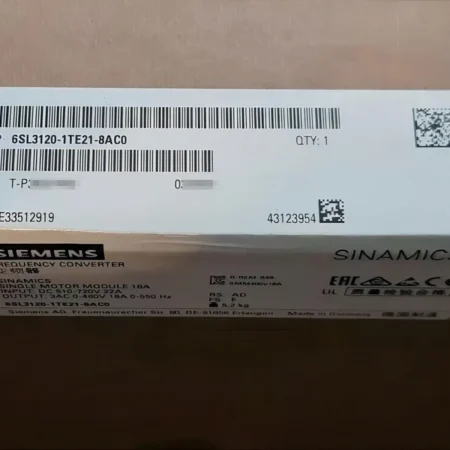 New Siemens 6SL3120-1TE21-8AC0 6SL3 120-1TE21-8AC0 S120 Single Motor Module
