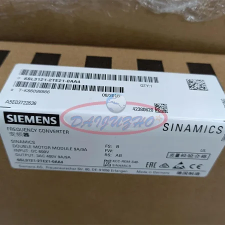 1PCS NEW SIEMENS Dual Motor Module 6SL3121-2TE21-0AA4 6SL3 121-2TE21-0AA4