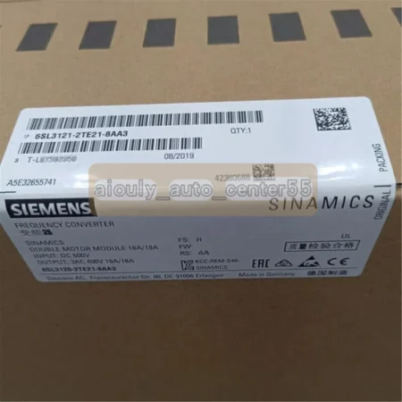 NEW 1PCS SIEMENS Driver 6SL3121-2TE21-8AA3
