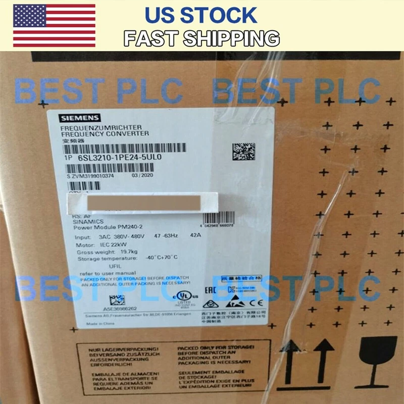 New in box Siemens 6SL3210-1PE24-5UL0 Free Shipping 6SL3210-1PE24-5UL0 Inverter 2 6SL3210 1PE24 5UL0 0