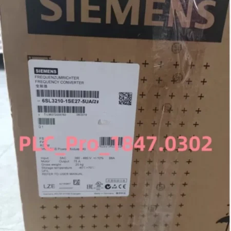 6SL3210-1SE27-5UA0 1PCS Brand New Siemens 6SL3210-1SE27-5UA0 Fast delivery