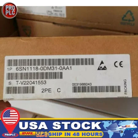 New Siemens 6SN1118-0DM31-0AA1 6SN1 118-0DM31-0AA1 SIMODRIVE 611 DIGITAL