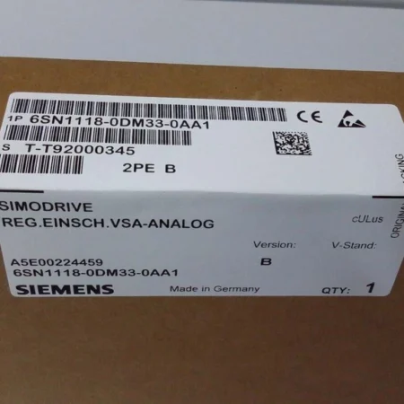 6SN1118-0DM33-0AA1 NEW SIEMENS 6SN1 118-0DM33-0AA1 DIGITAL CONTROL LOOP BLOCK