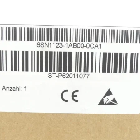 6SN1123-1AB00-0CA1 SIEMENS SIMODRIVE Power Module 6SN1123-1AB00-0CA1 NEW