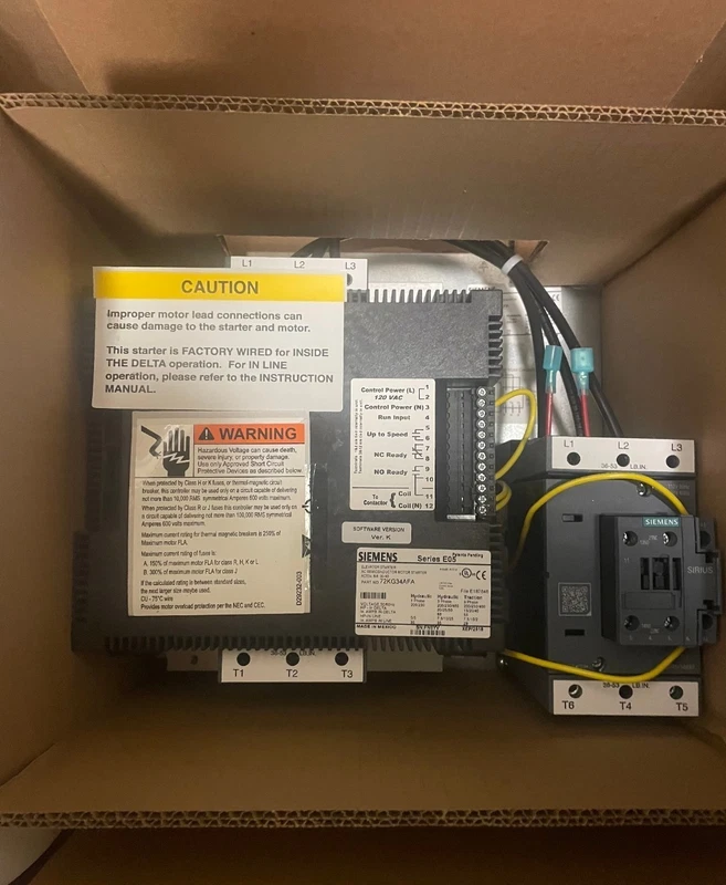 SIEMENS Elevator Motor Starter 72KG34AFA Soft Starter 2 72KG34AFA 0