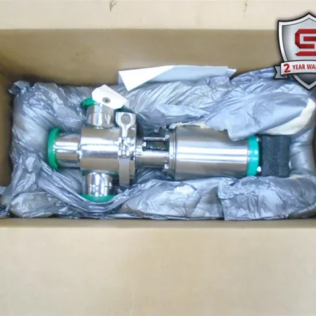 TRI-CLOVER 761TR-30M-20S-2 1/2-316L-PM CONTROL VALVE ASSEMBLY (54381 - NEW)