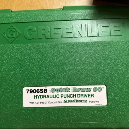 GREENLEE 7906SB QUICK DRAW 90 HYDRAULIC PUNCH DRIVER SET FREE SHIPPING