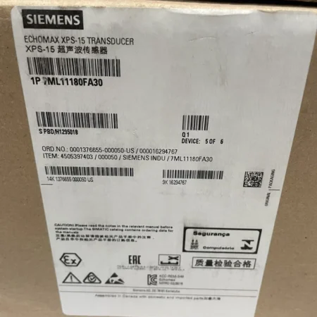 NEW Siemens 7ML1118-0FA30 Echomax XPS-15 Transducer