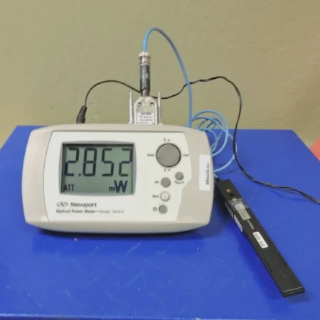 Newport 1916-C Optical Power Meter 818-ST Detector Wand CAL Module 841-DIN WORKS