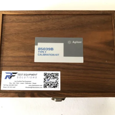 Keysight Agilent 85039B-00M DC to 3 GHz Type-F 75ohm Economy Calibration Kit