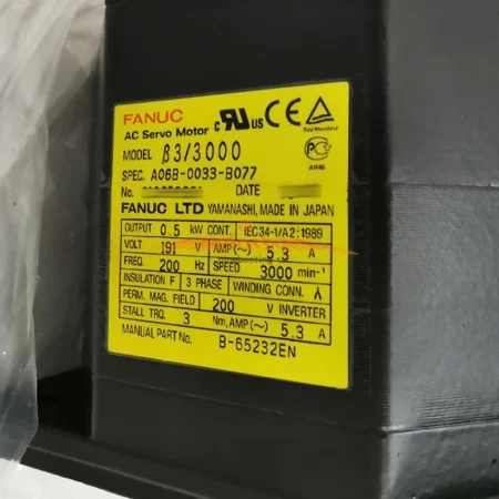 1PCS NEW FANUC Servo Motor A06B-0033-B077 A06B0033B077