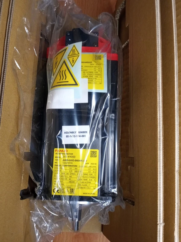 Fanuc AC Servo Motor A06B-0063-B604 #S037 NEW! BiS 4/4000 2 A06B 0063 B604 0