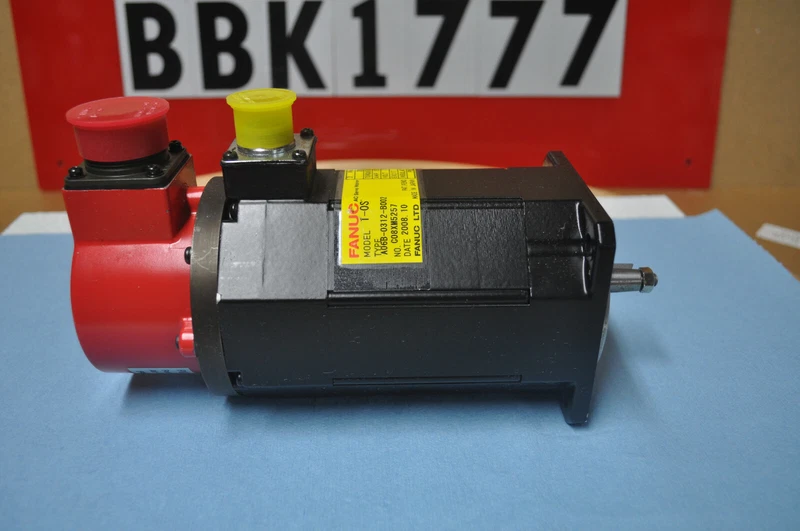 FANUC A06B-0312-B002 AC SERVO MOTOR, 120V, 2.2A, 2000RPM. W/A290-0521-V542 ENCOD 2 A06B 0312 B002 0