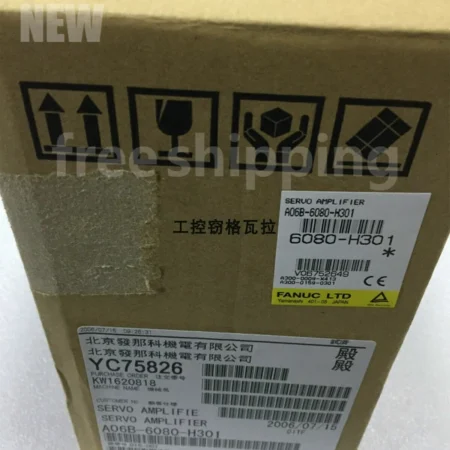 New Fanuc A06B-6080-H301 Servo Drive A06B6080H301 Fast Shipping