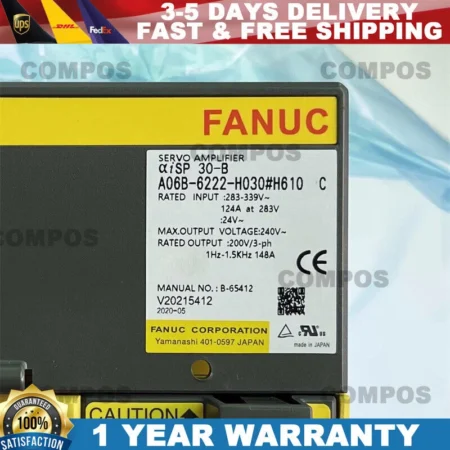 1PC New FANUC A06B-6222-H030#H610 Servo Driver A06B6222H030#H610 Expendited Ship