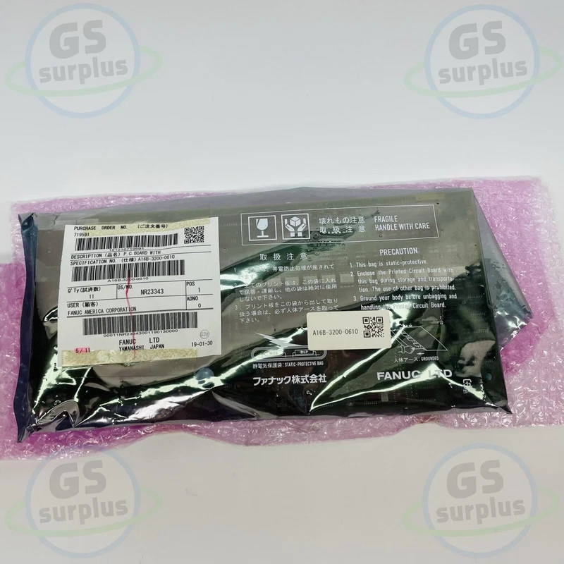 New Fanuc A16B-3200-0610 Board, Original Packaging 2 A16B 3200 0610 0