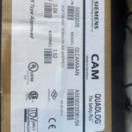 Siemens Quadlog Qlcamaan Cam Quadlog Critical Analog Module 24VDC A5E00239361/04