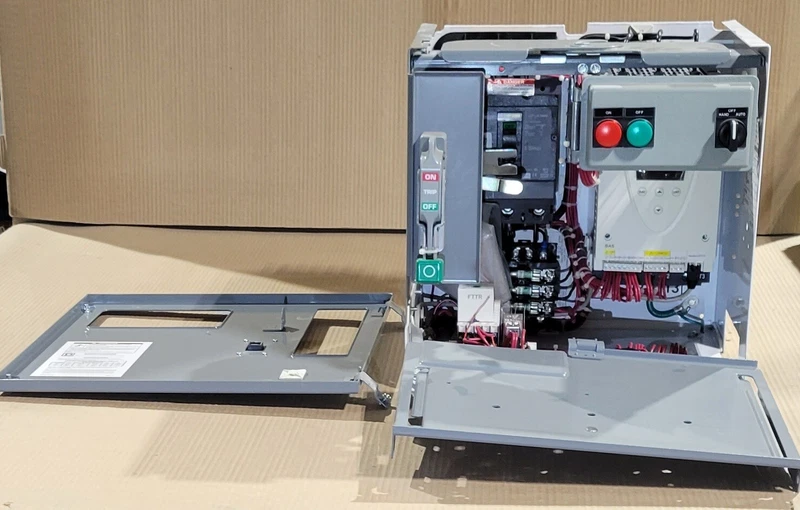 NEW SQUARE D MODEL 6 15" 60 AMP BREAKER MCC BUCKET VFD DRIVE ATS22D32S6U 25 HP 2 ATS22D32S6U 0