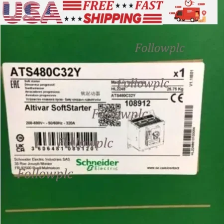 New soft starter ATS48C32Y upgraded to ATS480C32Y Express DHL or Fedex