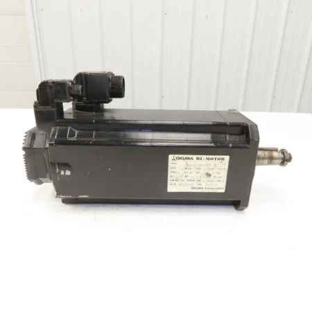 Okuma BL-MC190J-20T AC Servo Motor 3.9kW 2000 RPM 133V 16.9A 3PH Encoder