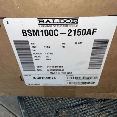 New Baldor Servo Motor BSM100C-2150AF (Price has been Reduced from $2000.00)