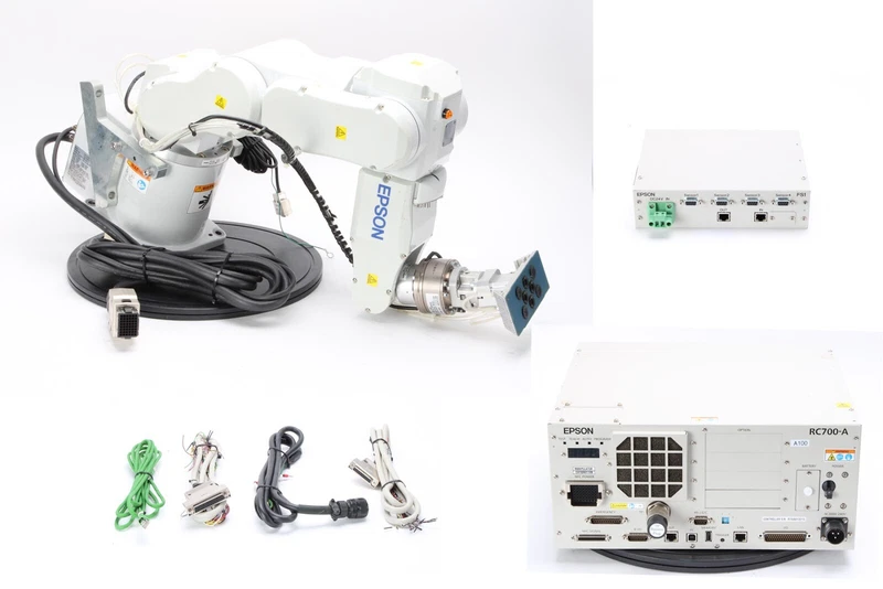 Epson C4-A601S Six-Axis Arm W/ RC700-A Controller,FS1 Force Sensor I/F Unit Fair 2 C4 A601S 0
