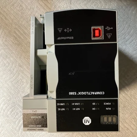 Allen Bradley CompactLogix, 5380, 600KB, 8 -I/O, 2 Axis, 16 Nodes Controller-...