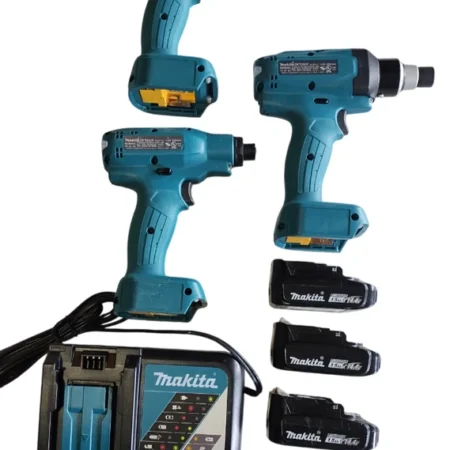Makita ADJ Torque Screw Driver Pistol grip Lot/2pc DFT045F/1pc DFT085F W/Acc