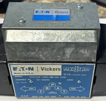 DG4S4W-010C-BB-60-S491, 2-300110, Eaton/Vickers, Directional Control Valve