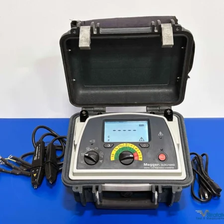 Megger DLRO10HD 10A Digital Low Resistance Ohmmeter with Leads NIST Calibrated